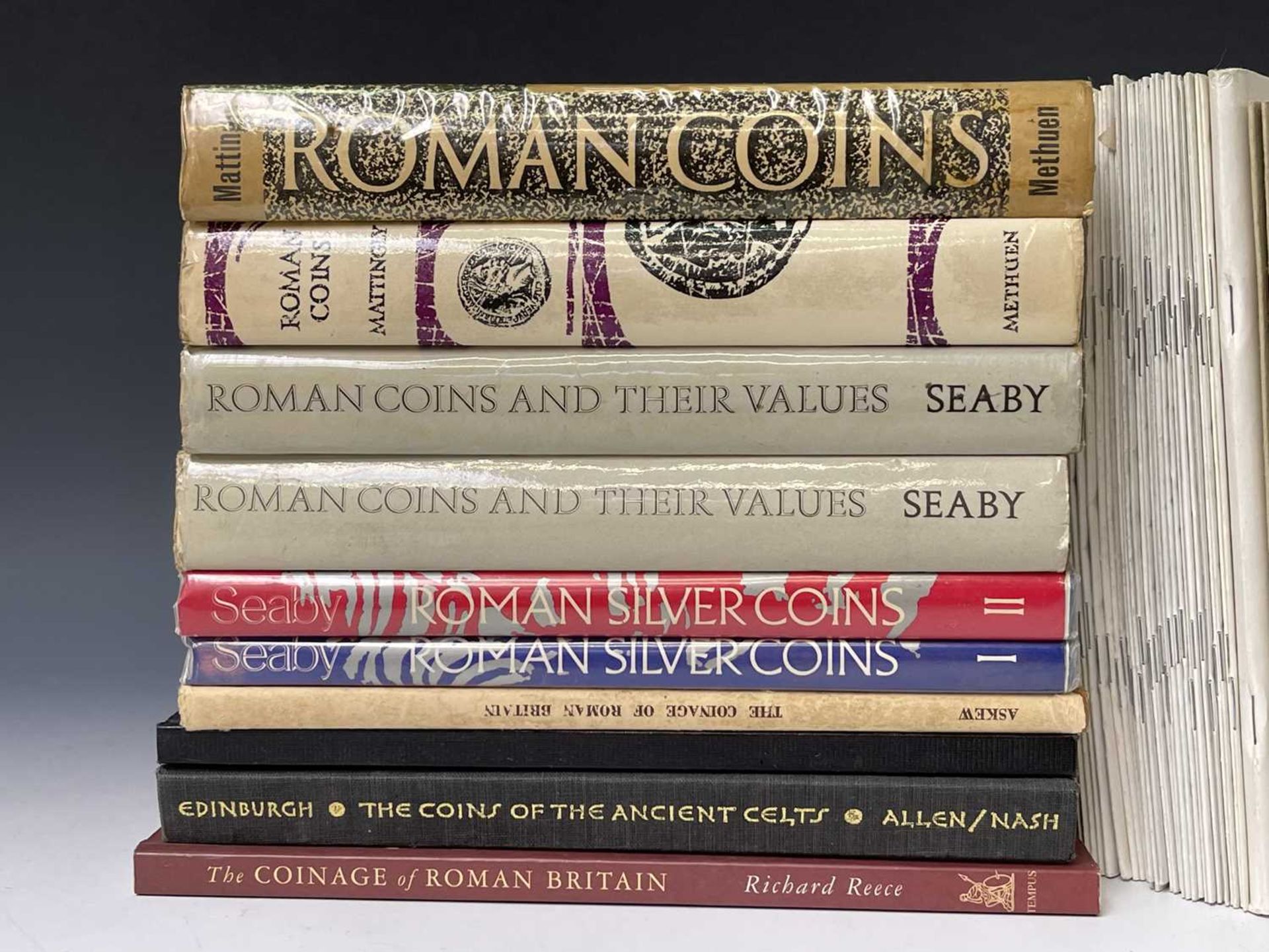 Coin Reference Books and Catalogues - Roman, Celtic, Greek and Ancient Coins. A box containing 14 - Image 3 of 5