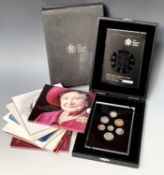 UK - Uncirculated Coin Sets, etc. Year sets for 1987, 1988, 1991 and 1997, 1999 Diana Memorial Coin,