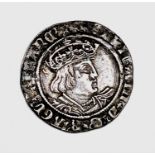 Henry VIII 1526-44 Second Coinage Groat, mm. unclear but probably rose. Nice grade. Condition: