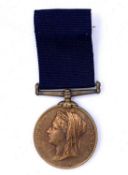 Metropolitan Police 1897 Medal. A bronze 1897 Queen Victoria medal awarded to "P.C. H. Francis E