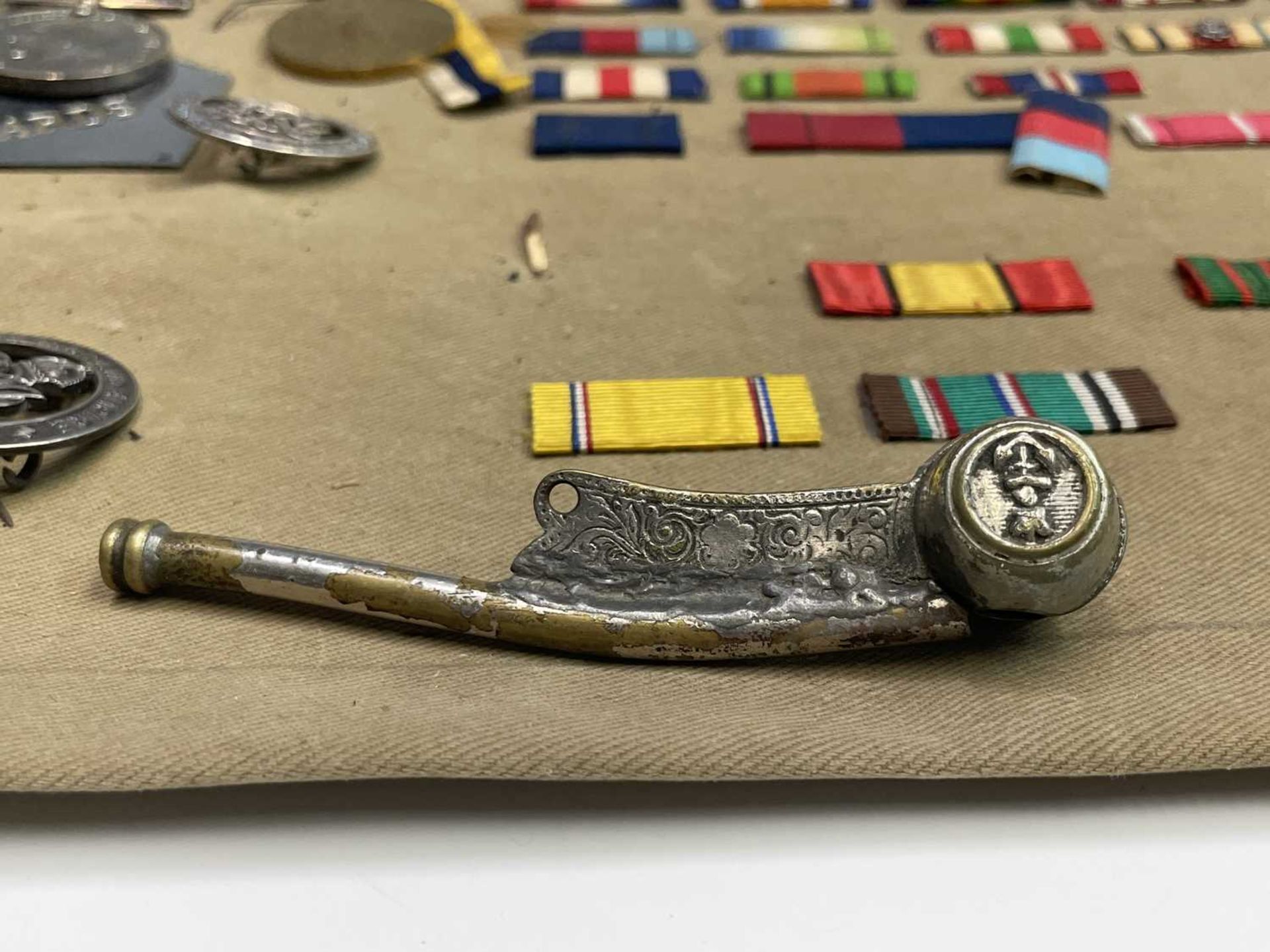 World War One Medals and Miscellaneous Military Items. Lot includes a 1914 Mons Star and Bar to - Image 7 of 13