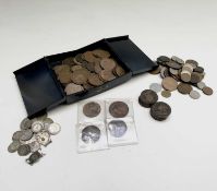 G.B and World Coinage. Box containing mainly British coins - including approximately 75 grms.