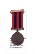 Rochdale County Borough Police Long and Faithful Service Medal. Inscribed Awarded by Watch Committee