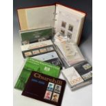 1: Great Britain - Mint Decimal Stamps. A box containing a red ring binder stamp album, decimal