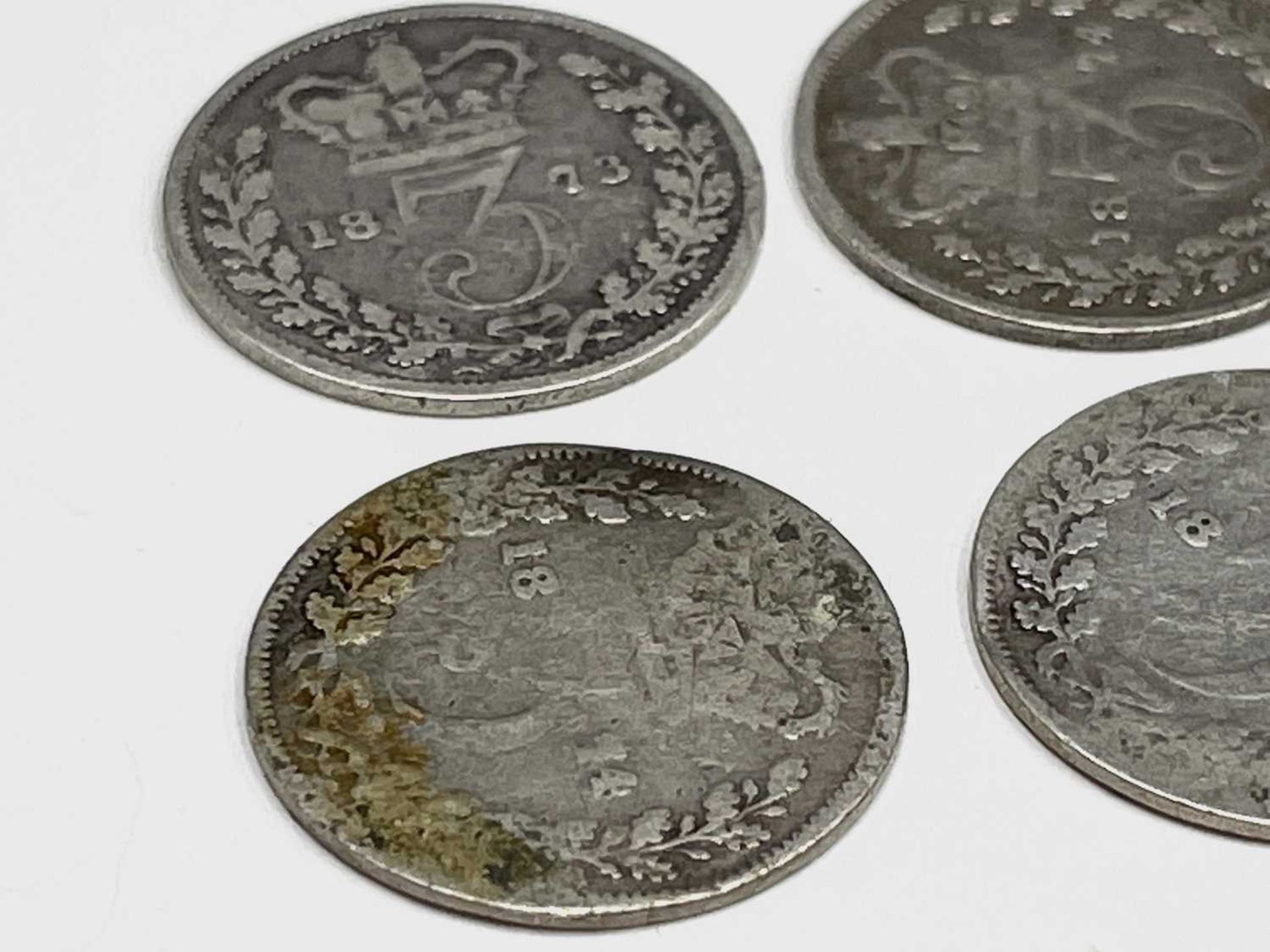 Great Britain Silver 3d - William IV to Queen Victoria Young Head (x 96) Comprising: 1835 (x2), 1836 - Image 8 of 22