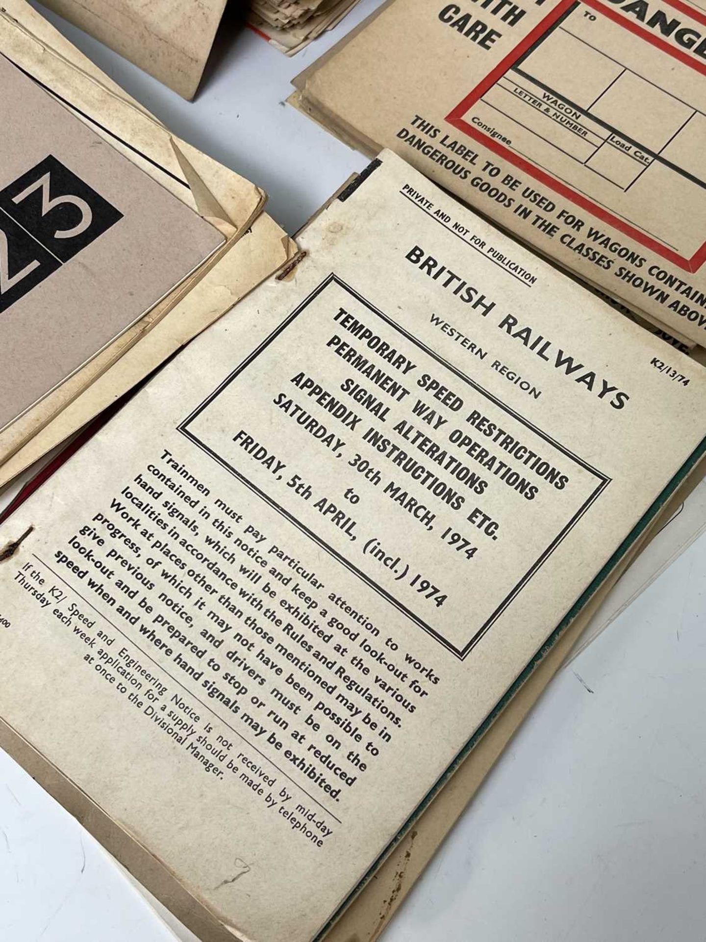 Railwayana - Paper Ephemera British Railways / British Transport Commission era. A box containing - Image 5 of 5