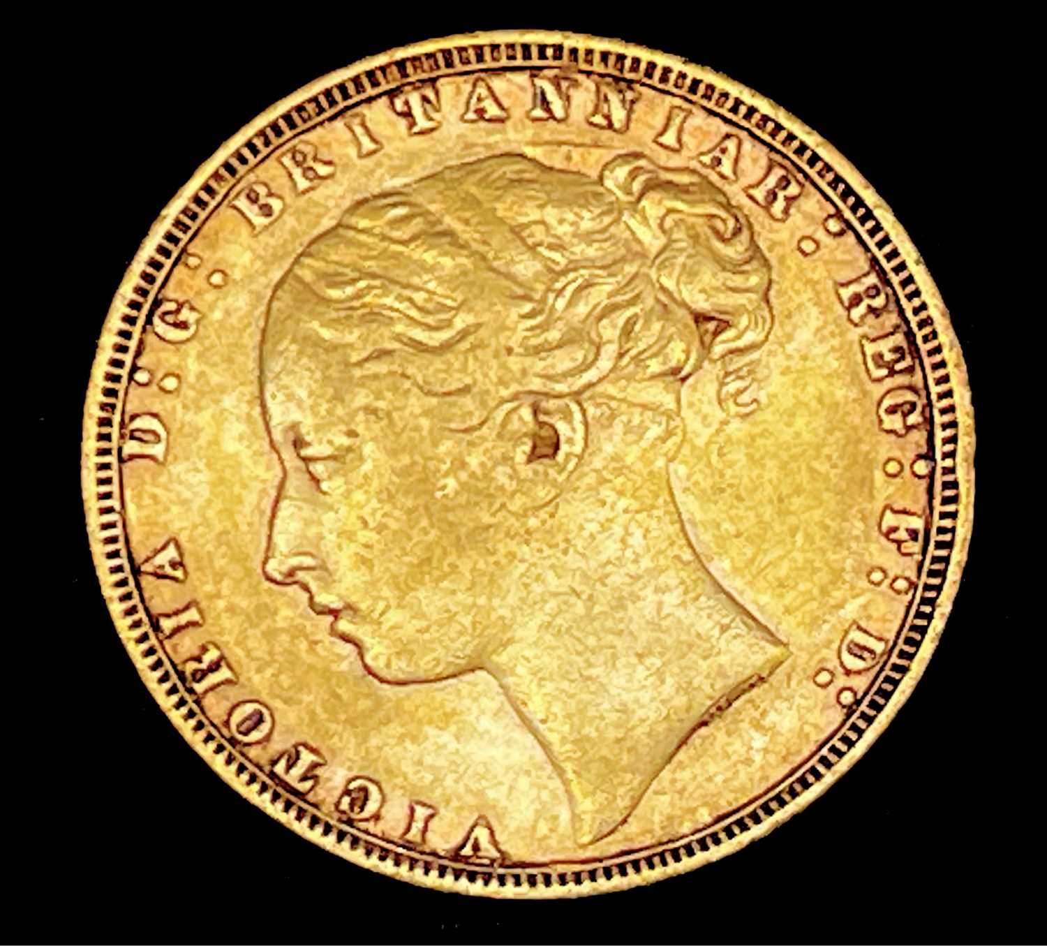 Great Britain Gold Sovereign 1872 George & Dragon Condition: please request a condition report if - Image 3 of 3