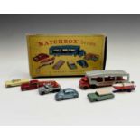 Lesney - Matchbox Toys Gift Set. G-2 cars generally in good order, albeit a bit dusty and dirty -