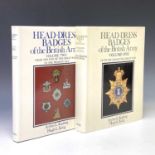British Military Reference Books (x2). "Head-Dress Badges of the British Army" Volumes 1 and 2 by