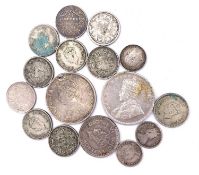 British India / Madras, etc Presidency / East India Company. Lot comprises silver coinage: 1 Rupee