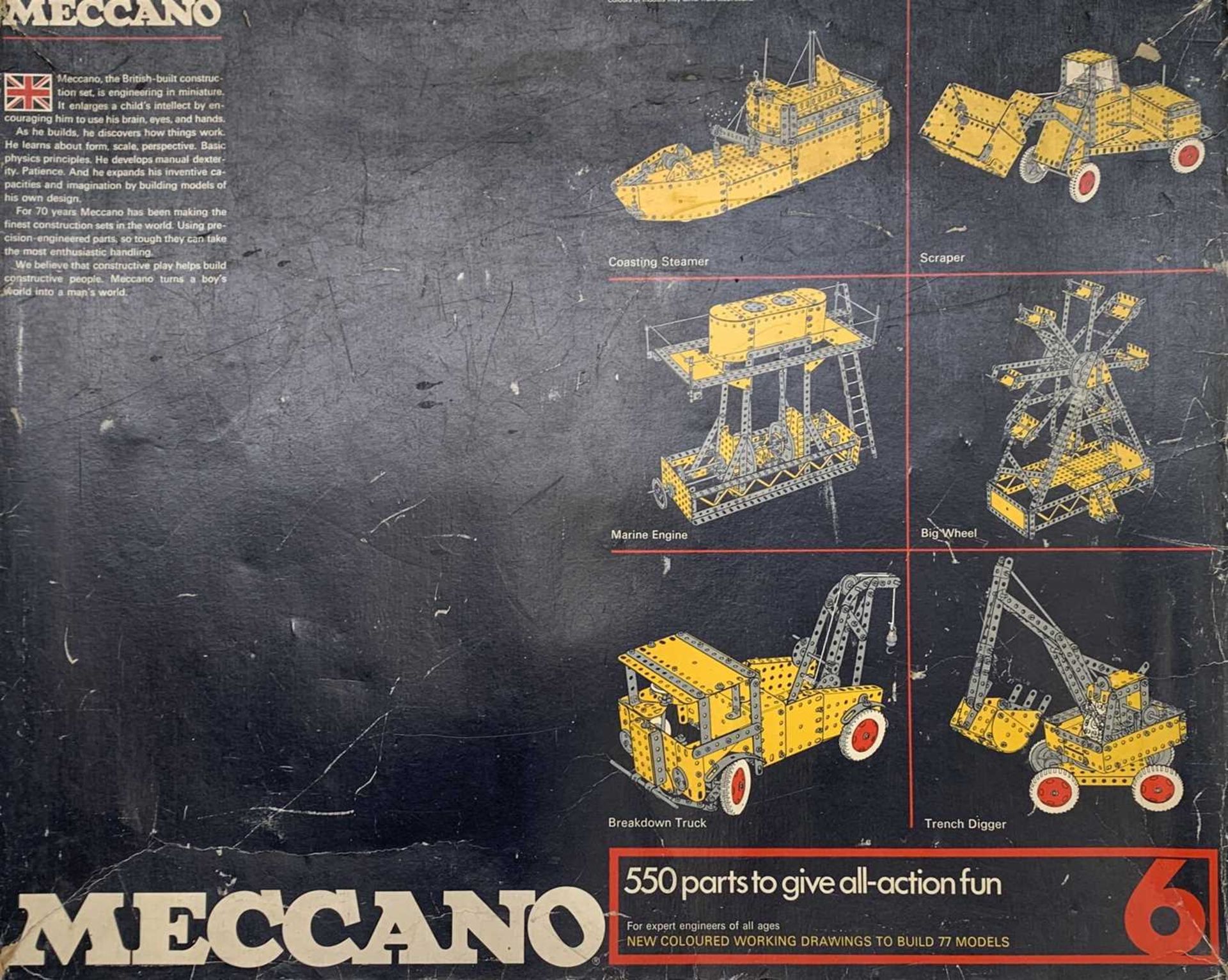 Meccano - A collection of Meccano items viz: A Meccano army set (incomplete) with contents; - Image 6 of 6