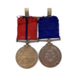 Metropolitan Police Medals Pair. A bronze 1897 Queen Victoria and a bronze 1902 King Edward VII