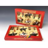 Britains - Ceremonial Sets 7218 and 7219 - both boxed. 16 figures in total, including 8 mounted.