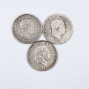 Great Britain George III Halfcrown - Small Head (x3) Comprising a superb 1818 EF - A.Unc example