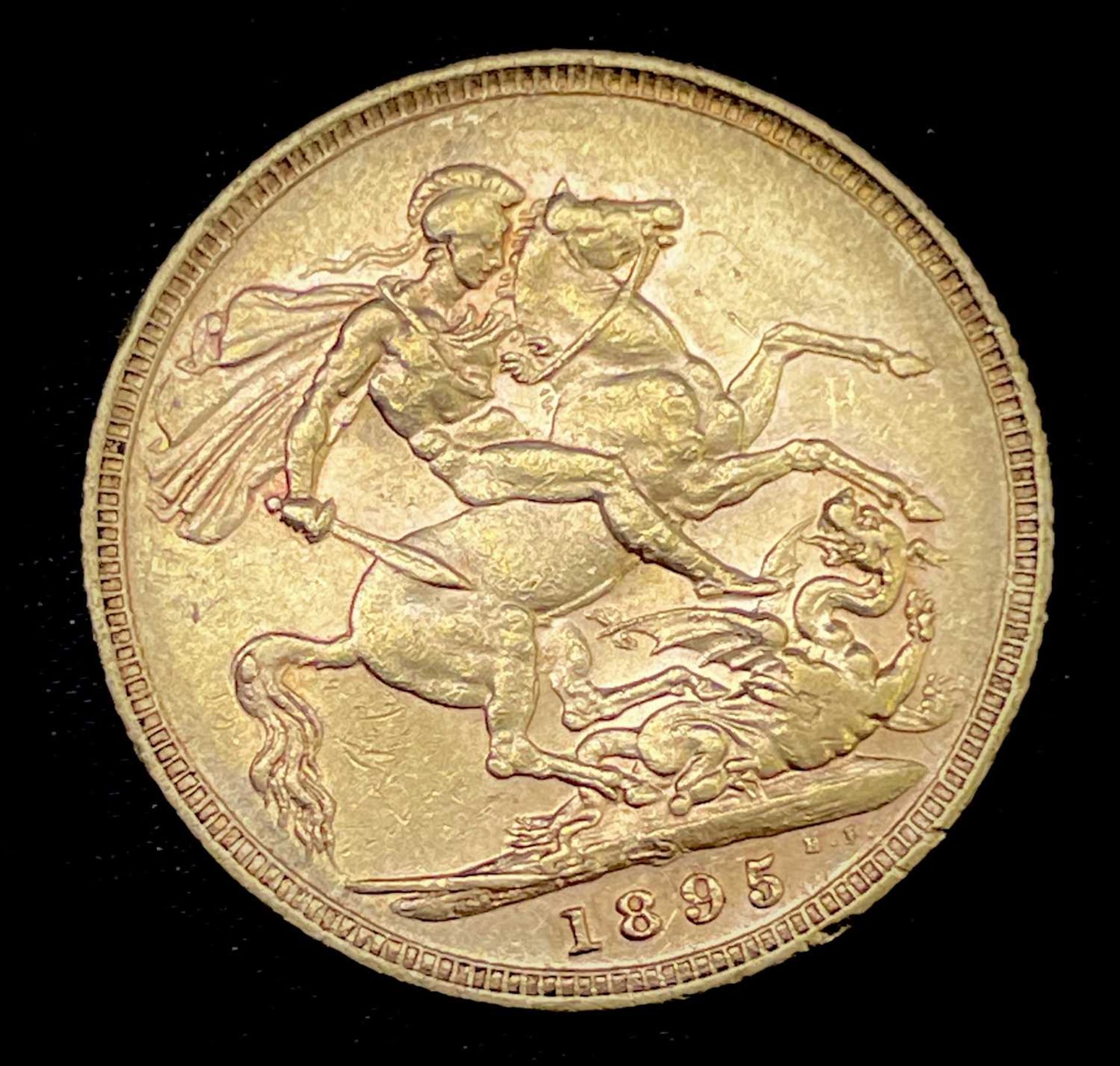 Great Britain Gold Sovereign 1895 Veiled Head Condition: please request a condition report if you