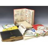 Accumulation of World Stamps and Accessories. A box containing sparsely filled Imperial Albums (a.f)