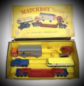 Lesney - Matchbox Toys G9 Gift Set, toys generally in good condition although an odd chip has been