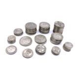 Great Britain - Silver Pre 1947 coinage. Face value £7.07 1/2 Condition: please request a