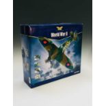 Corgi Aviation Archive Die Cast Aeroplane - Supermarine Spitfire MK1A X4590/PR-F, 609 SQN. RAF (ref.