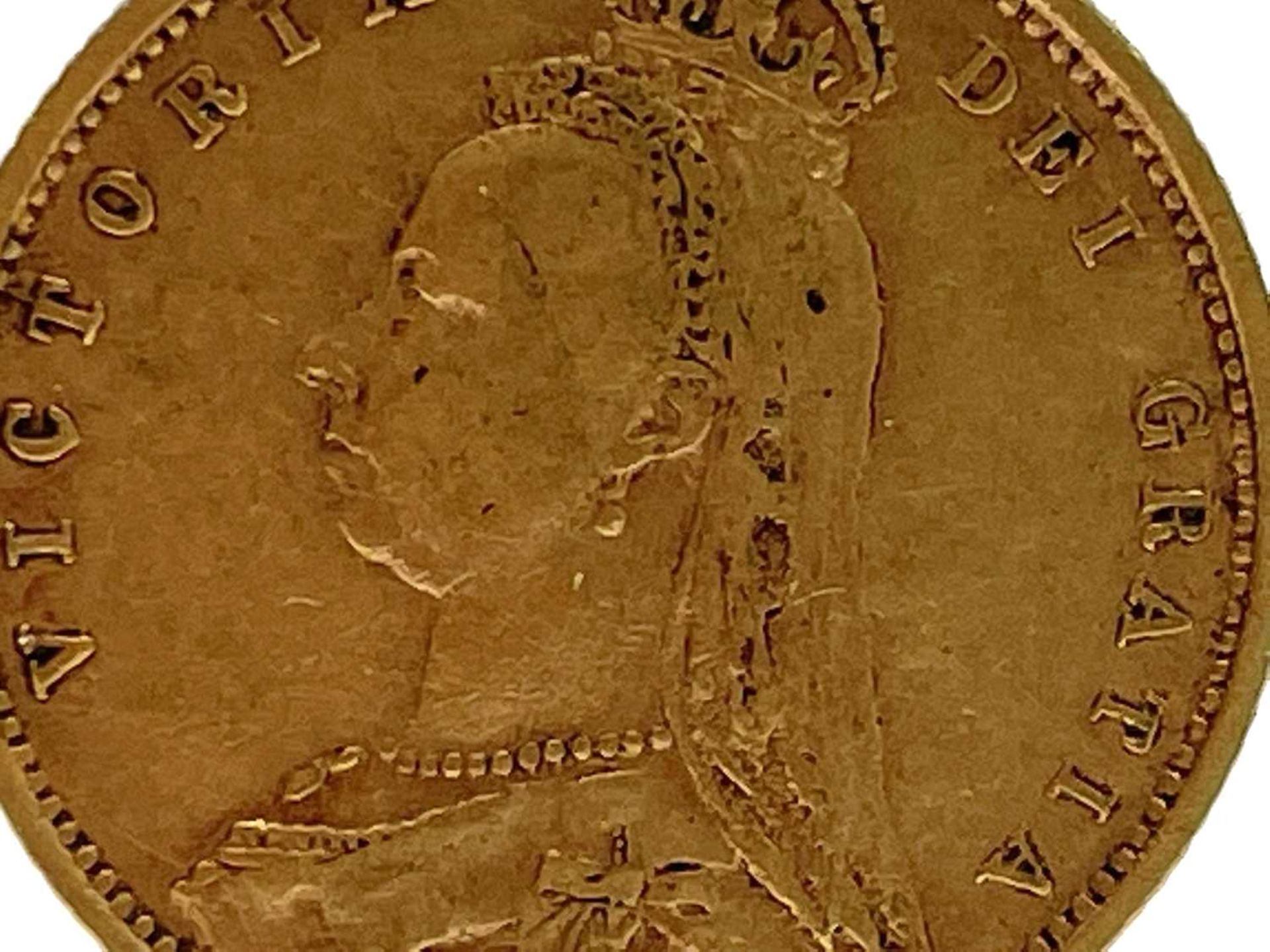 Great Britain Gold Half Sovereign1893 Queen Victoria Shield Jubliee head Condition: please request a - Image 6 of 6