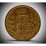 Great Britain Gold Sovereign 1861 Queen Victoria Shield Back Condition: please request a condition