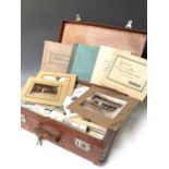 Cornwall Interest: Holman Brothers and Mining. Suitcase containing quantity of photos, ephemera