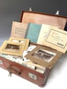Cornwall Interest: Holman Brothers and Mining. Suitcase containing quantity of photos, ephemera