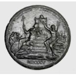 Lord Nelson 1805 Interest. Comprising a white Medal medallion commemorating the victory at Trafalgar