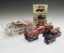 Corgi Diecast Vehicles. Lot comprises two Thorneycroft Buses, one AEC Truck plus nine smaller 1980's