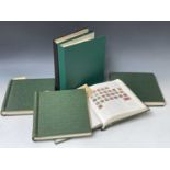 British Empire and World Stamps A to H. Contained in four clean Barclays Classic Stamp Albums and