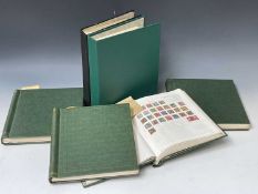 British Empire and World Stamps A to H. Contained in four clean Barclays Classic Stamp Albums and