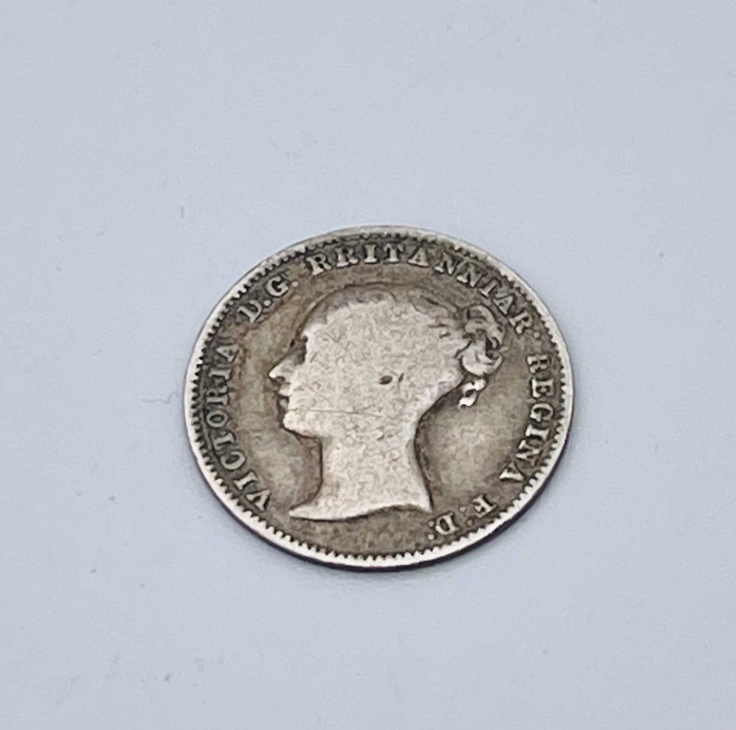 Silver Threepence 1868 Error Coin. The 1868 "RRITANNIAR" error coin - catalogued in current coin