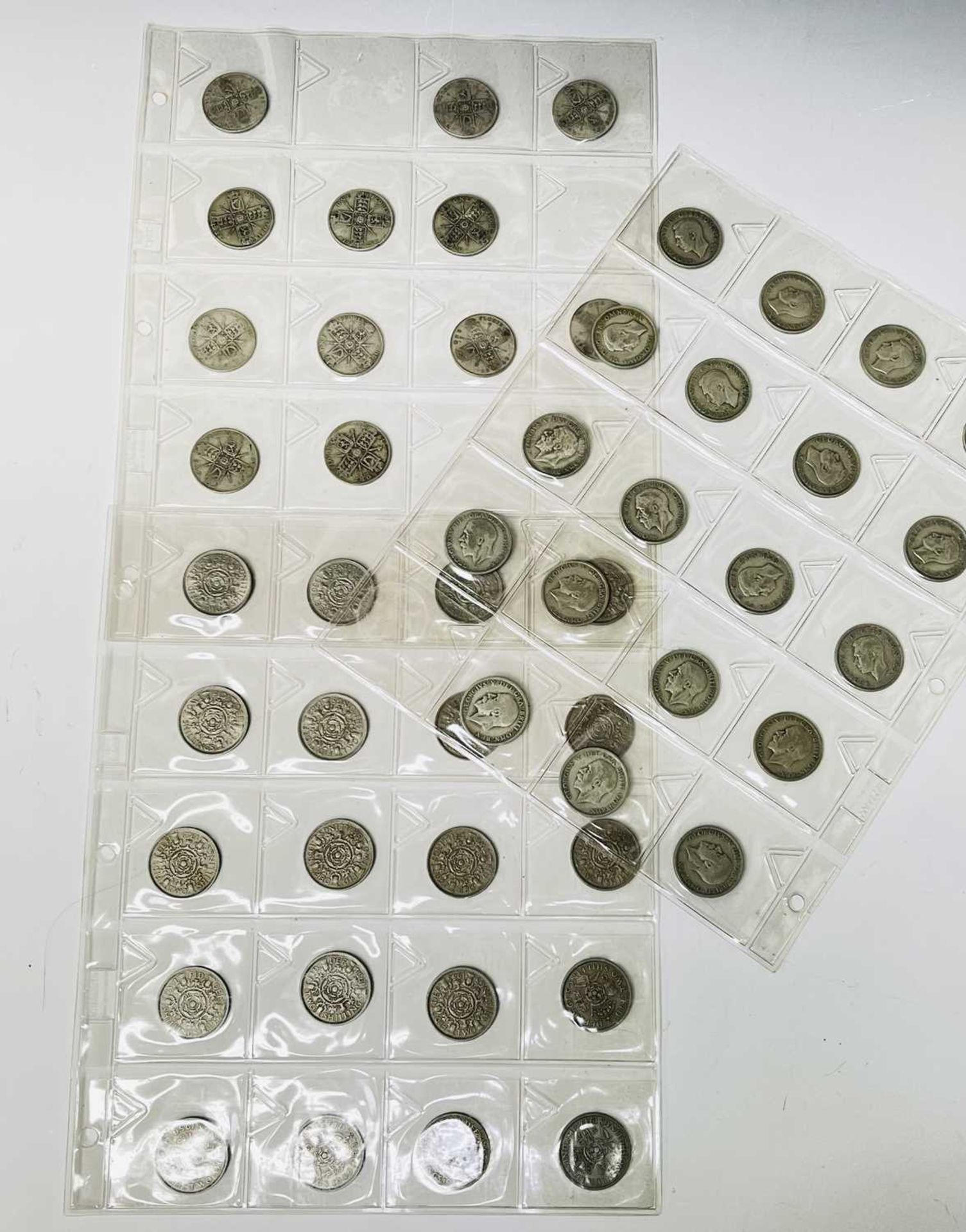 Great Britain 2 Shilling coinage. Comprising 31 pre 1947 silver coins (face £2.10) and 20 cupro- - Image 2 of 4