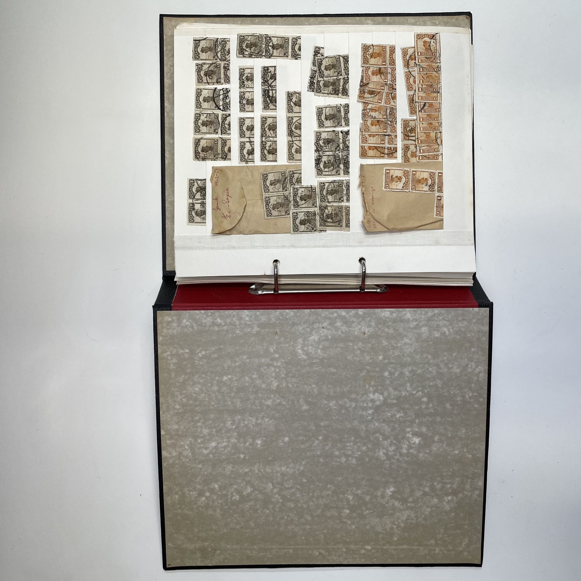 China. A binder containing many hundreds of used singles, pairs and blocks of the 1912 Junk, Rice- - Image 17 of 20