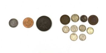 British Guiana / British West Indies / Ceylon. Lot comprises: British Guiana: Silver 4d coins:- 1891