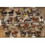 Cavalry Through The Ages - A box containing 24 lead mounted Delprado Cavalry figures from 2nd