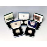 Great Britain Silver Proof £2 coins All with certificates in boxes of issue - 2005 Gunpowder Plot,