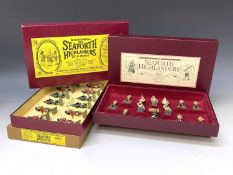 Britains - Seaforth Highlanders - boxed sets 5185 and 5188. 23 figures in total. Condition: please