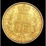 Great Britain Gold Sovereign 1864 Die no.65 Shield Bank Condition: please request a condition report