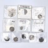 Hammered Silver Pennies, etc Mixed lot of 11 coins mostly Edward and Henry pennies but includes