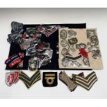 Military Cloth Badges - approximately 50+. A selection of mainly British Cloth Badges, including