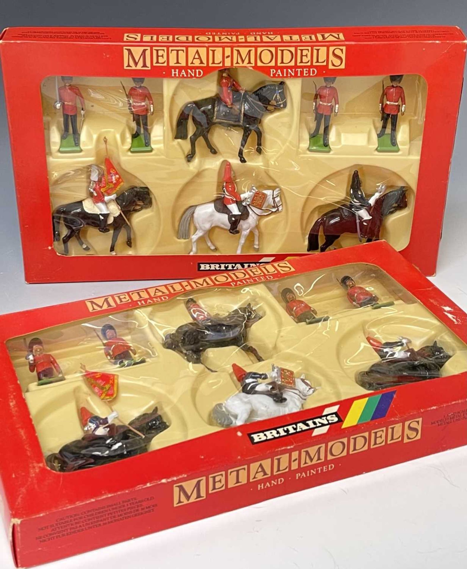 Britains - Ceremonial Sets 7218 and 7219 - both boxed. 16 figures in total, including 8 mounted. - Image 2 of 4