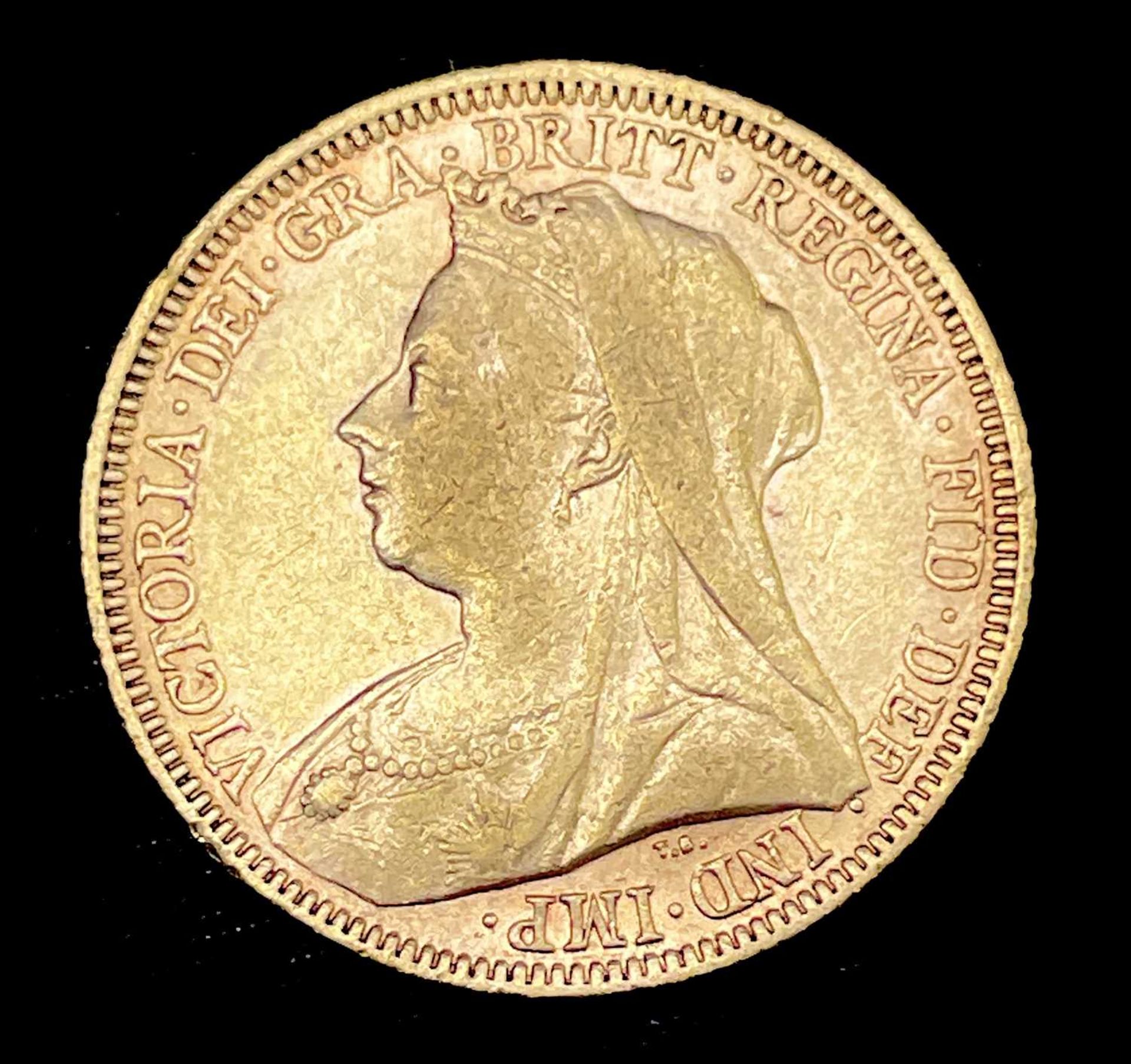 Great Britain Gold Sovereign 1895 Veiled Head Condition: please request a condition report if you - Image 2 of 2