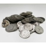 Great Britain Pre 1920 Silver Coinage. A quantity: Low grade. Face value £2.20. Condition: please