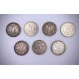 America - USA - Morgan Dollars (x7). Comprising: 1880, 1883 O bright EF, 1900 O, 1921 D bright EF (