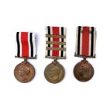 Police-Special Constabulary Long Service Medals (x3) Comprising George VI D. Ind Imp pattern