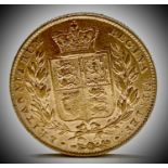 Great Britain Gold Sovereign 1846 Queen Victoria Shield Back Condition: please request a condition