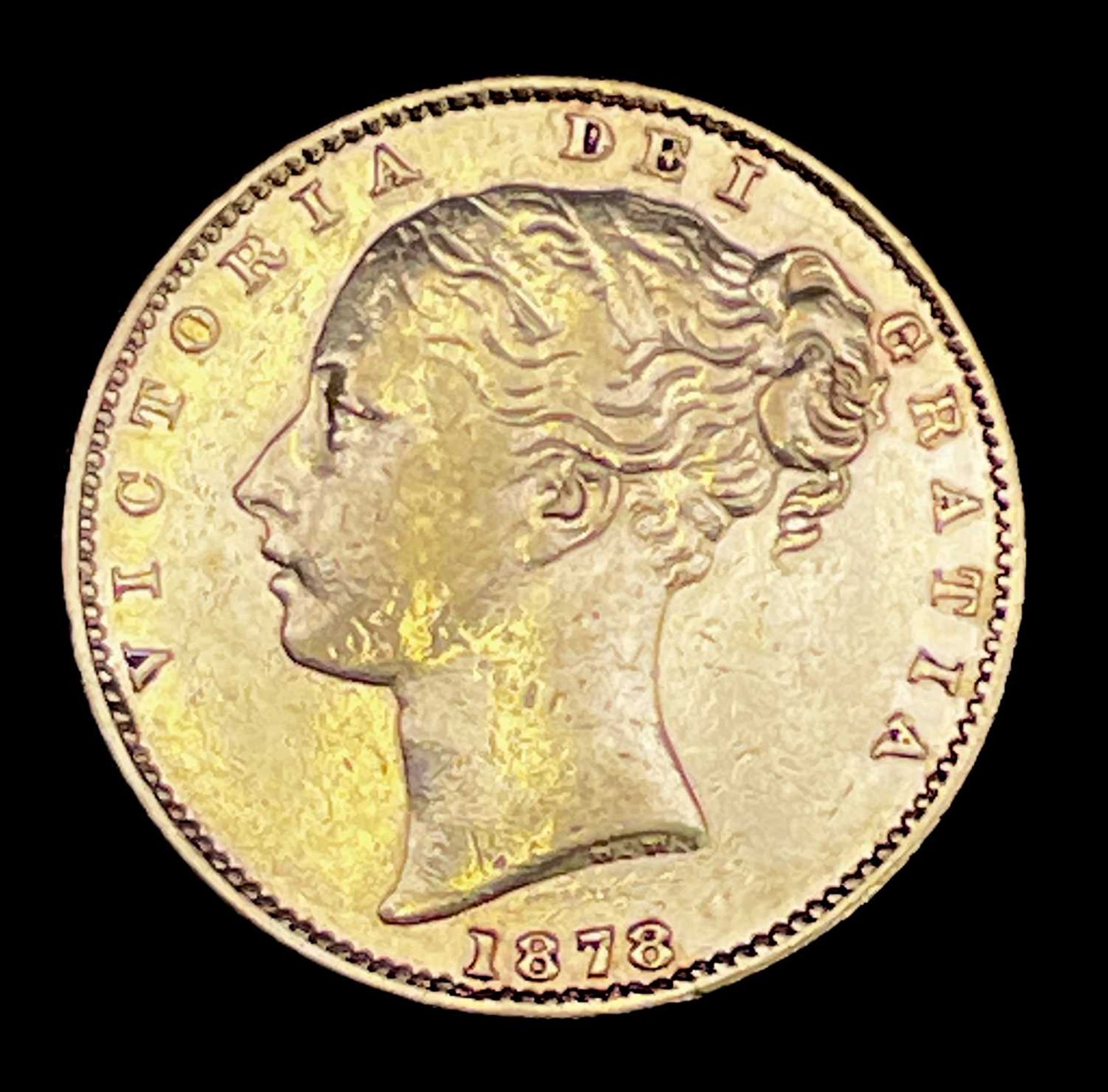 Great Britain Gold Sovereign 1878 Shield Back. Sydney Mint. Condition: please request a condition - Image 3 of 3