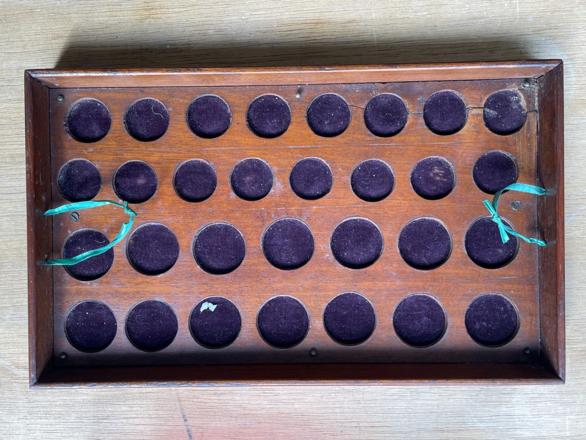 Victorian Brass Bound and Brass inlaid 3 tier wooden Coin Medallion Cabinet. An attractive cabinet - Image 8 of 22