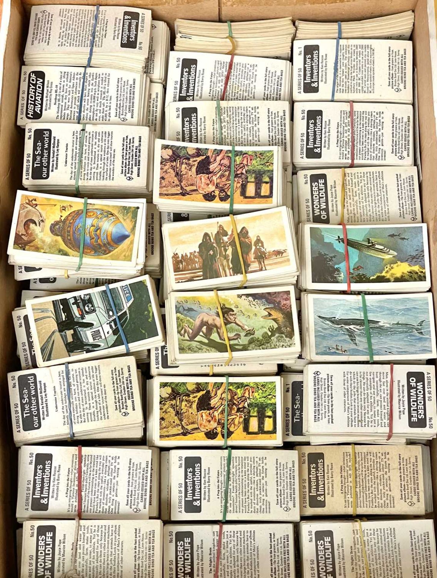 Brooke Bond and other trade cards Large quantity including many duplicated sets and double cards - Image 5 of 6